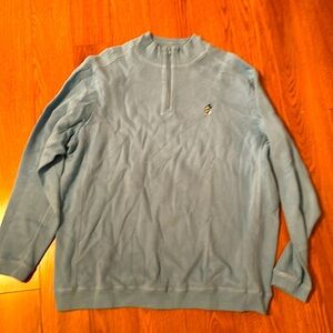 Light blue Disney parks quarter zip pullover ￼